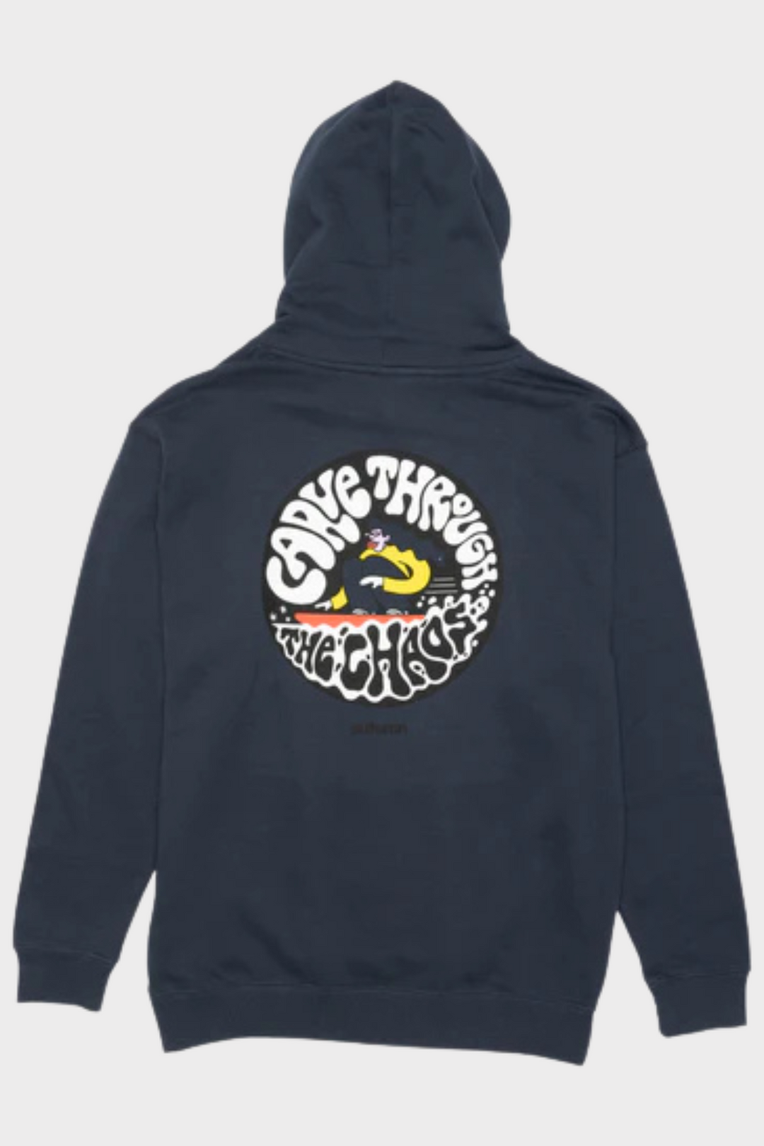 CARVE THROUGH HOODED PULLOVER