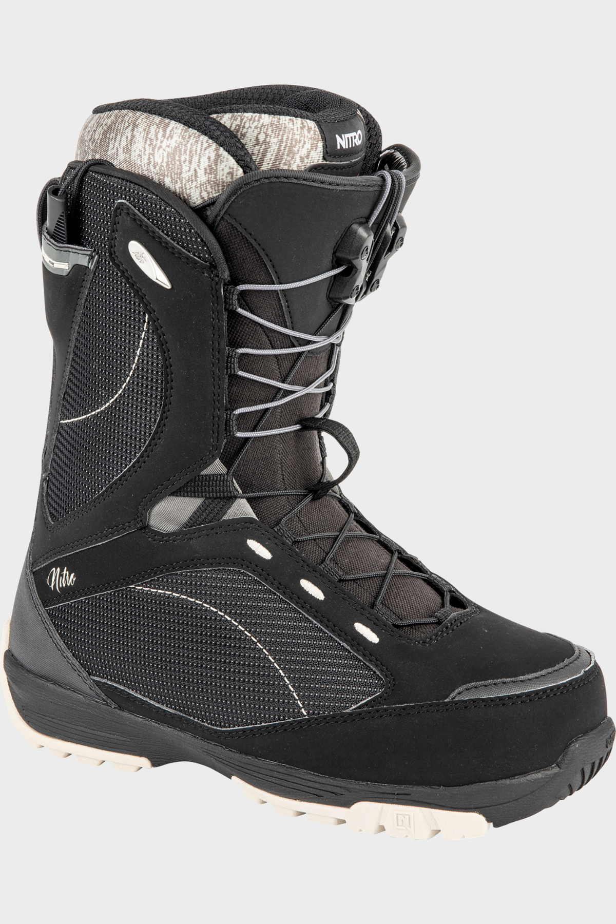 nitro monarch tls snowboard boot x Christy Prior Women's specific snowboard boot built for effortless riding with no compromise on support Nitro Monarch TLS Snowboard Boot