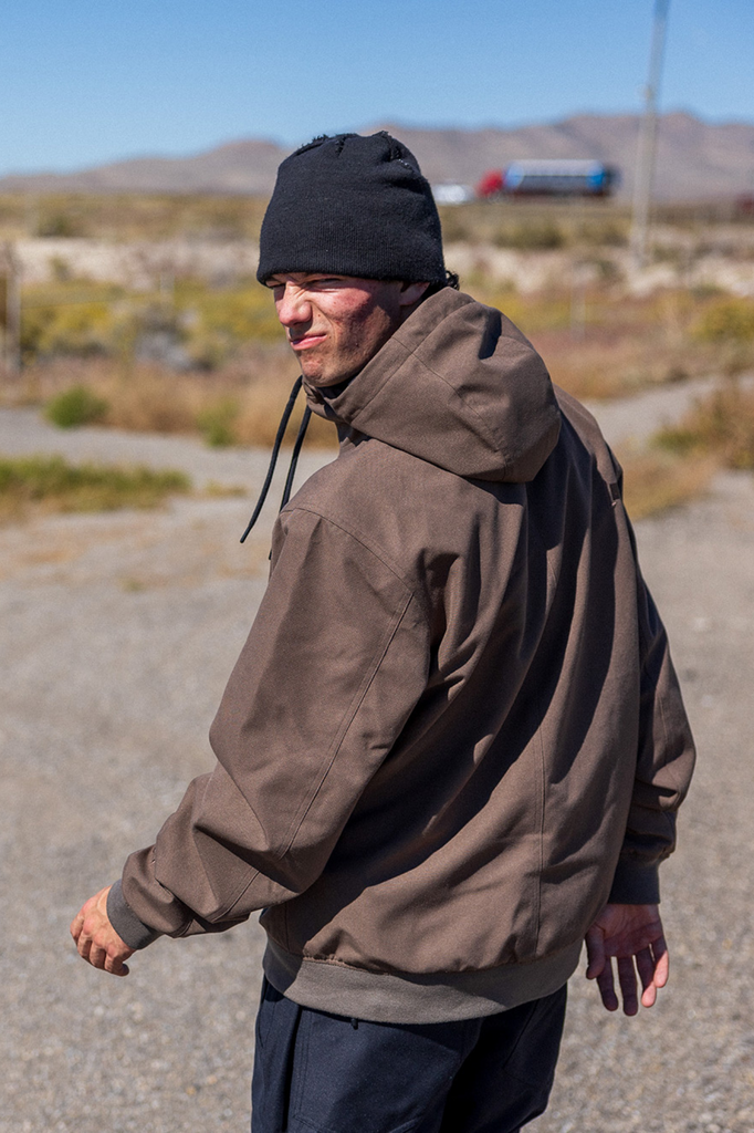 AMERICANA N/S Hooded プルオーバー ブラウン AMERICANA JACKET – Foundry Distribution