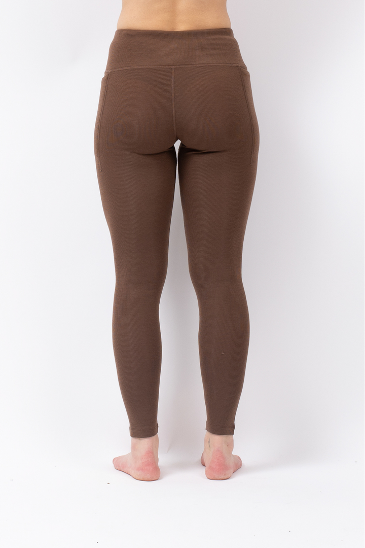 POCKET MERINO WOOL RIB TIGHTS