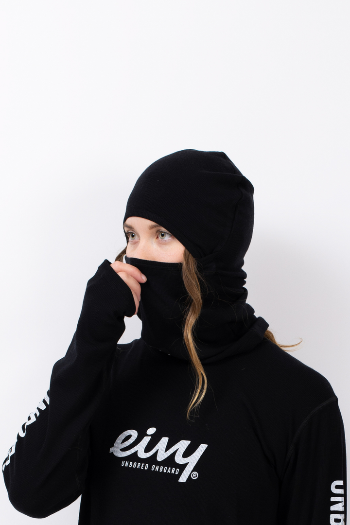 HINGE MERINO WOOL RIB BALACLAVA