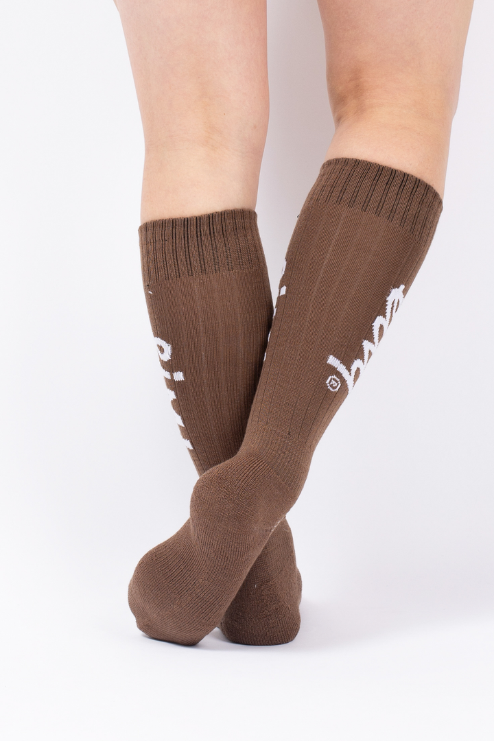 CALCETINES DE LANA ACANALADA