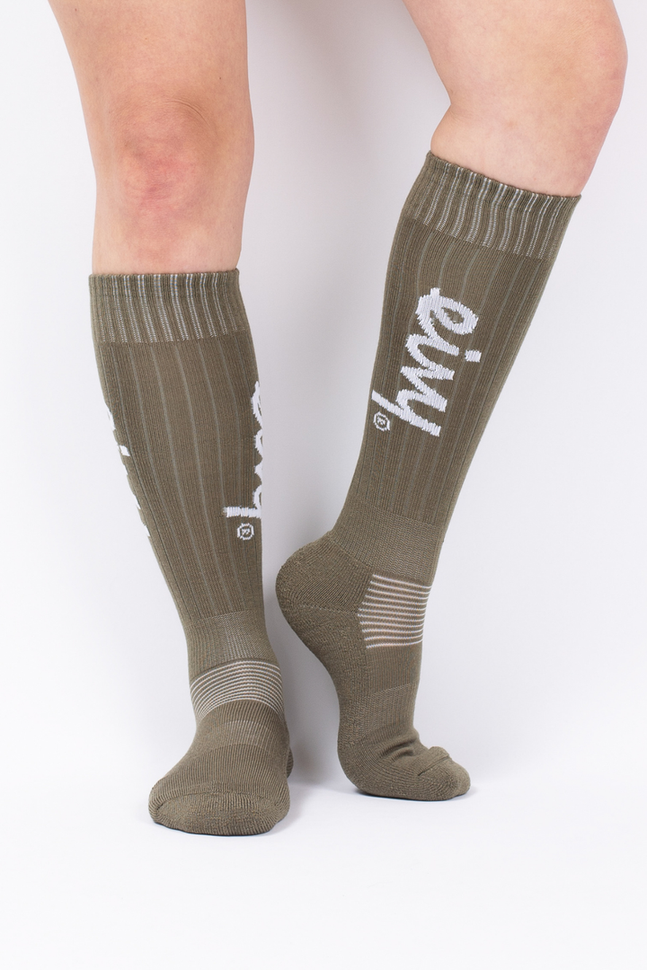 CALCETINES DE LANA ACANALADA