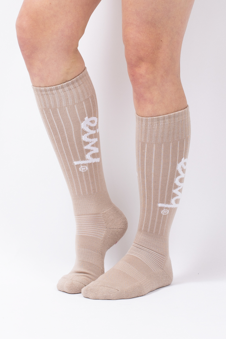 CALCETINES DE LANA ACANALADA