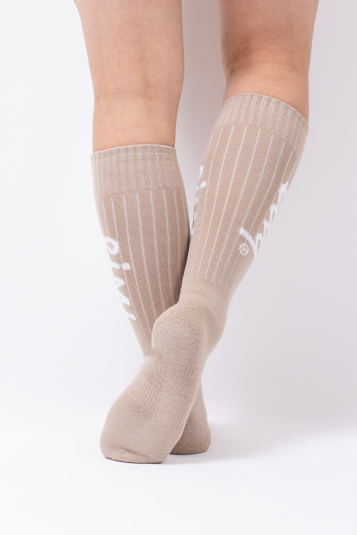CALCETINES DE LANA ACANALADA