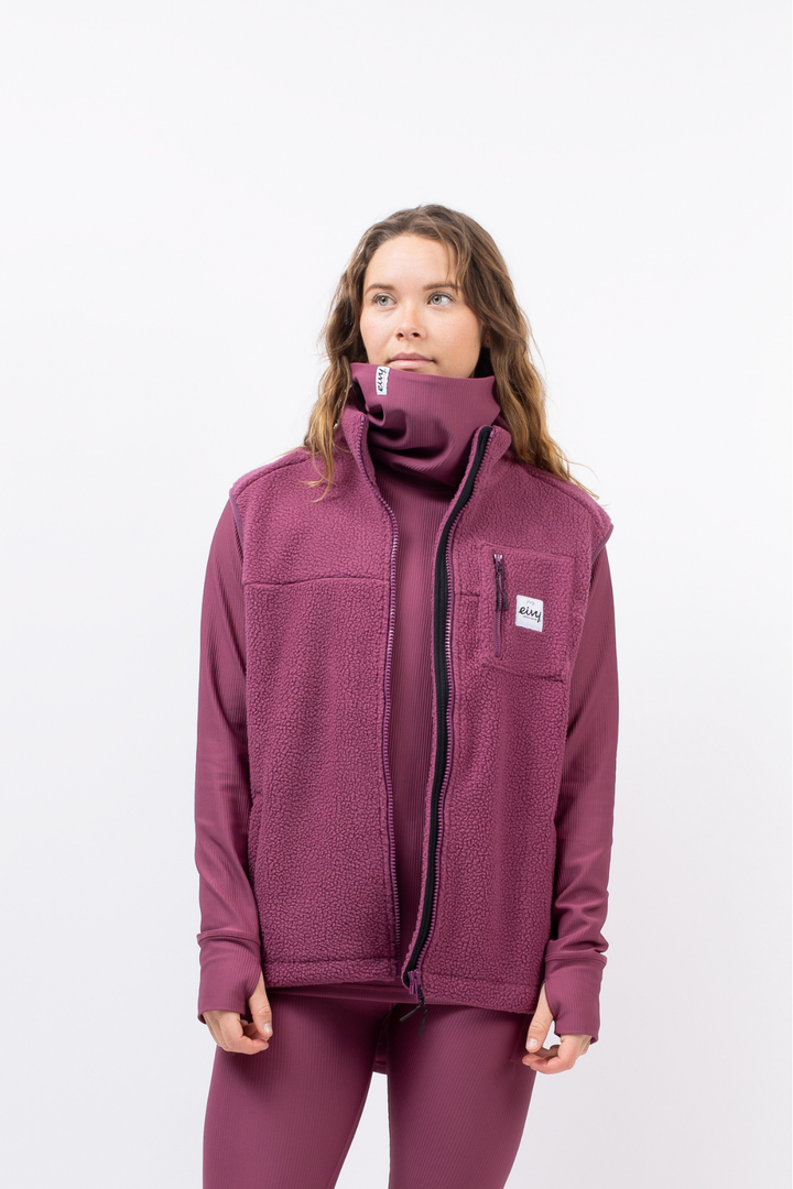 LUMBERJACKIE SHERPA VEST
