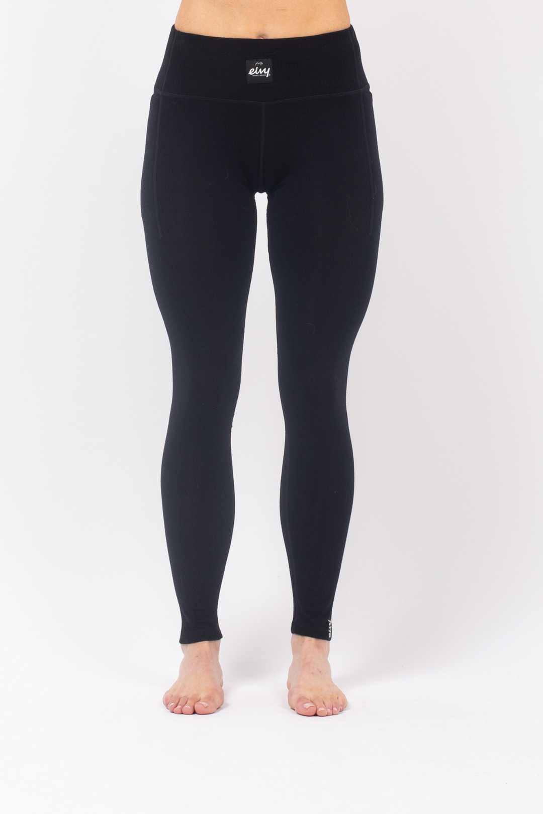 POCKET MERINO WOOL RIB TIGHTS