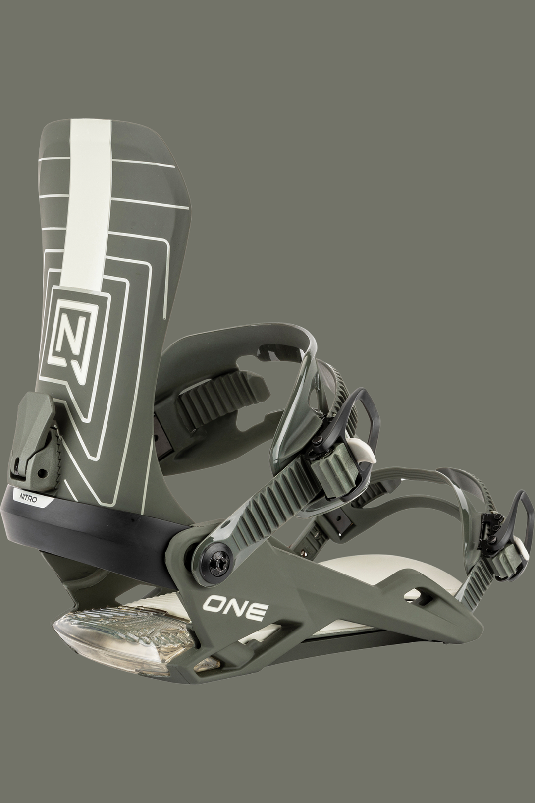 nitro one snowboard bindings Men's 2025 The medium 24/25 One Men's Snowboard Bindings