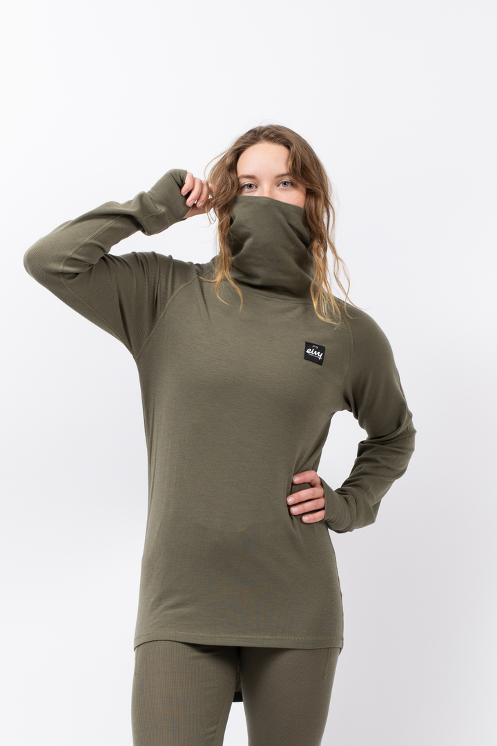 ICECOLD MERINO WOOL GAITER RIB TOP