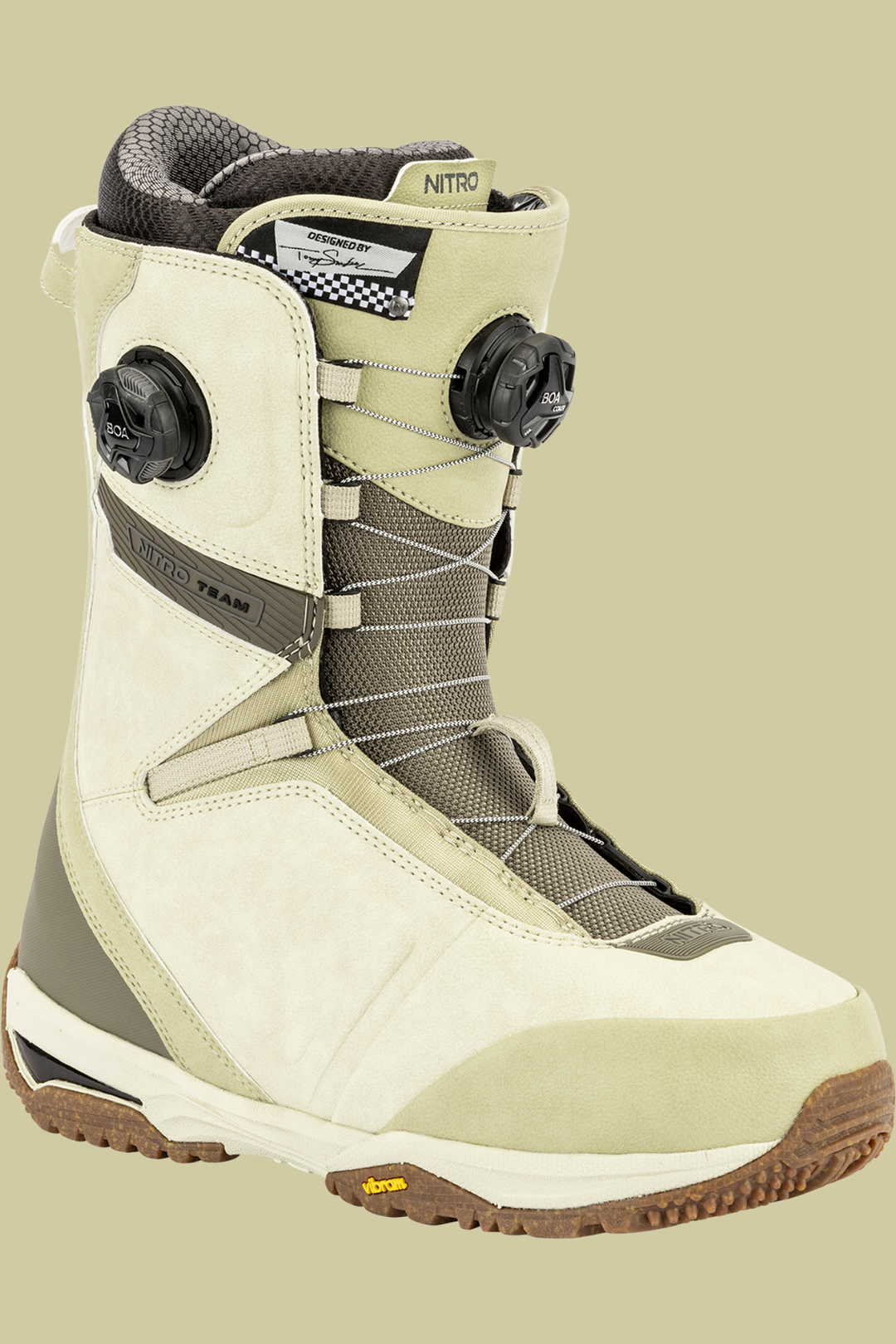 2018 nitro team standard lace snowboard boot Men's TLS 2026, Desert / 7.5 up when needed on the chairlift without having to undo your outer laces Nitro Team (2018) - Freeride