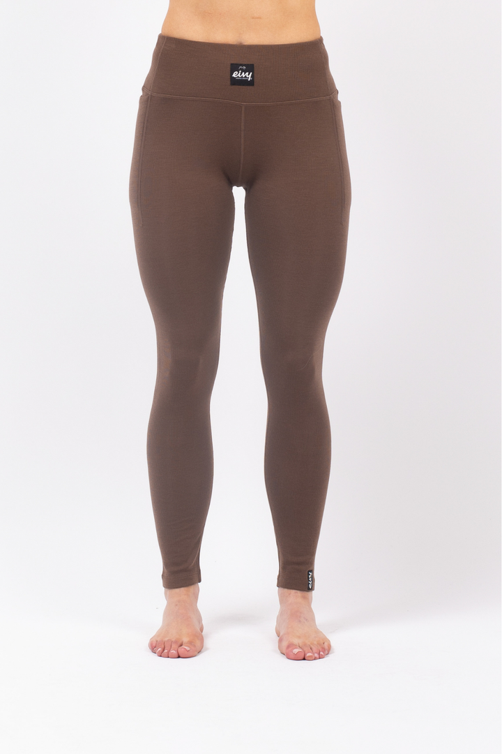 POCKET MERINO WOOL RIB TIGHTS