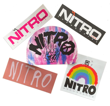 Paquete de pegatinas Nitro