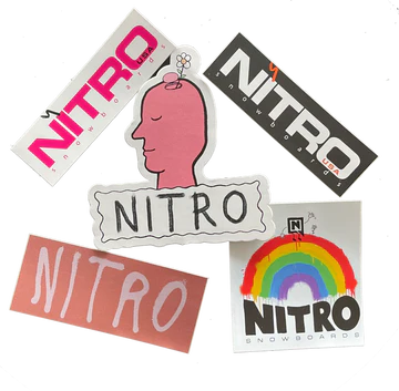 Paquete de pegatinas Nitro