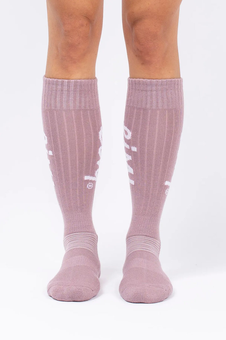 CALCETINES DE LANA ACANALADA