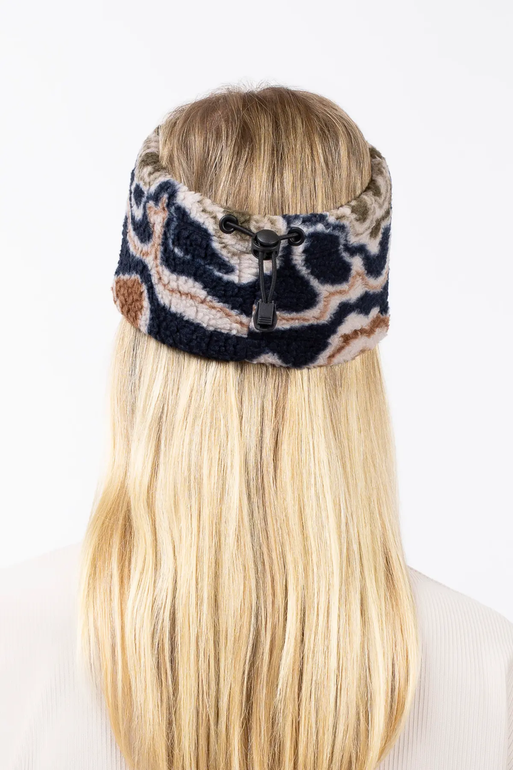 DIADEMA DE SHERPA DE ESTILO RETRO