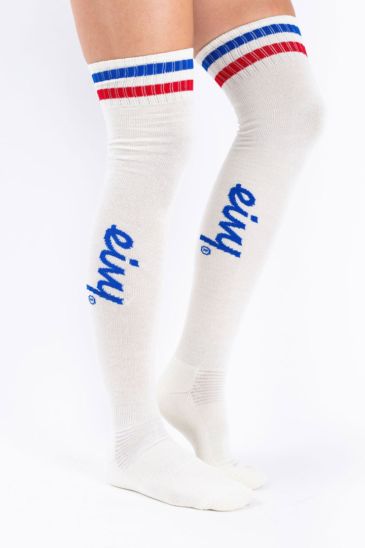 CALCETINES DE LANA POR ENCIMA DE LA RODILLA PARA ANIMADORAS