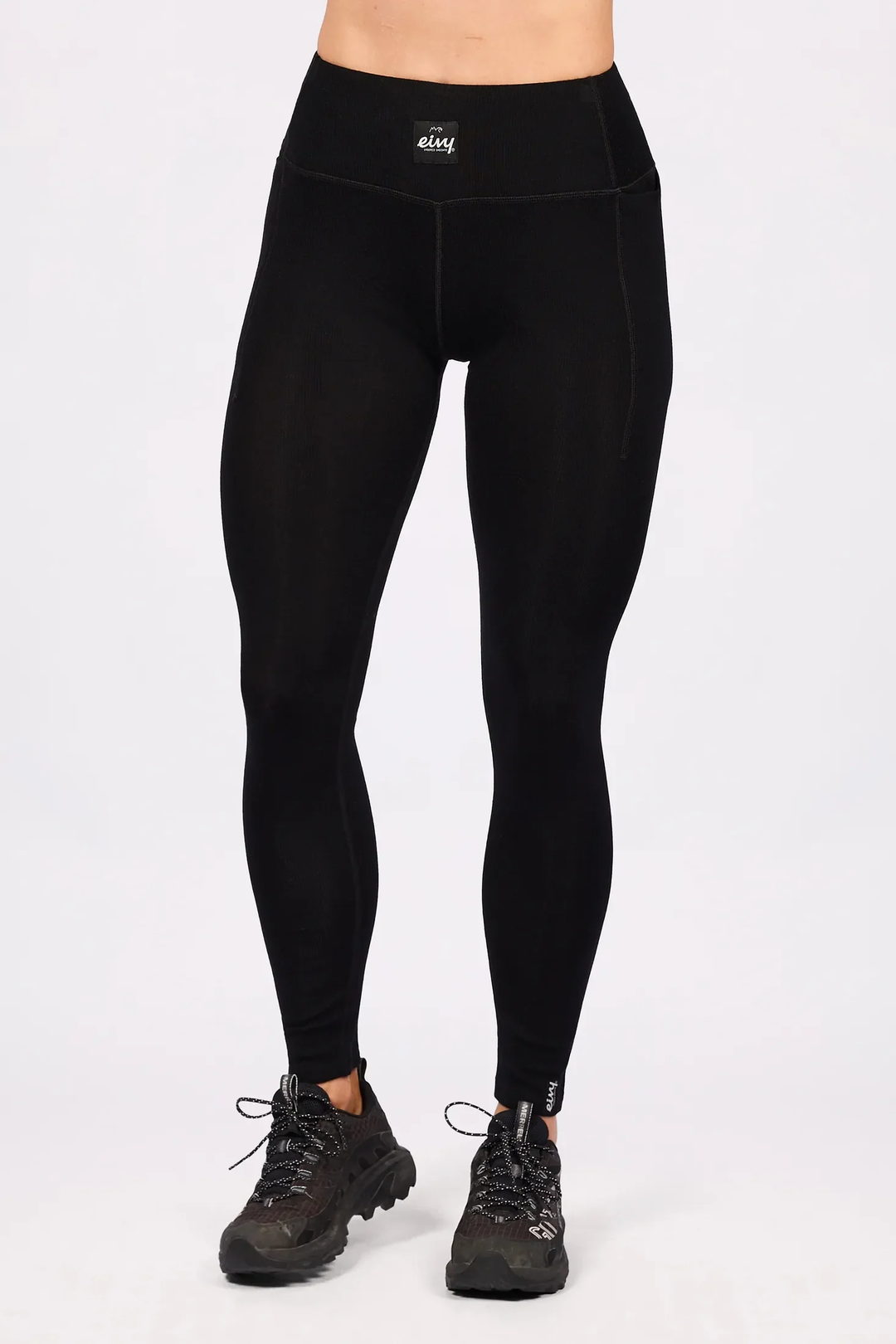 POCKET MERINO WOOL RIB TIGHTS