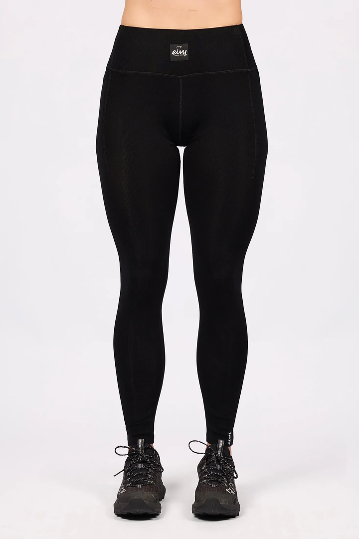 POCKET MERINO WOOL RIB TIGHTS