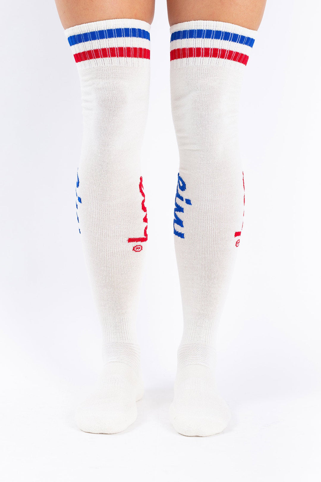 CALCETINES DE LANA POR ENCIMA DE LA RODILLA PARA ANIMADORAS