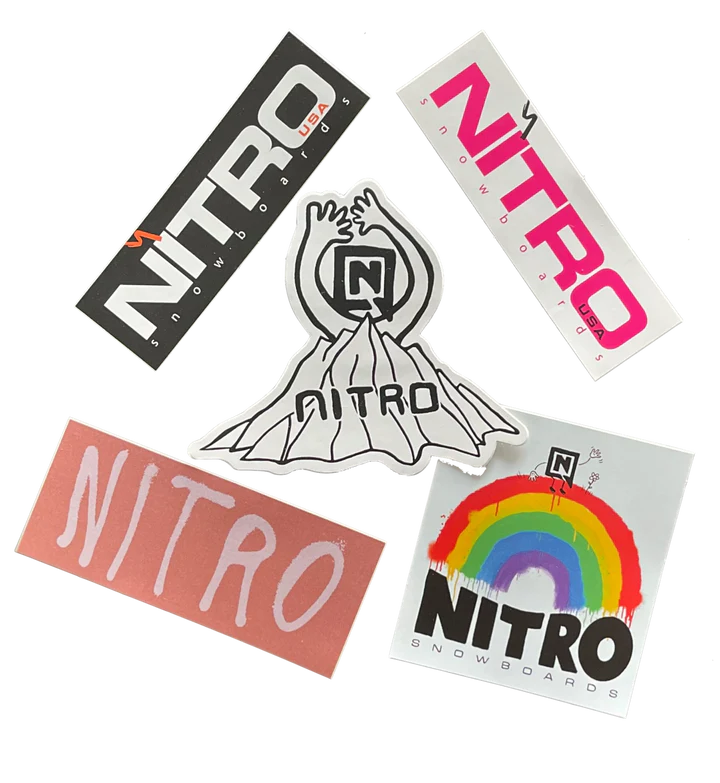 Paquete de pegatinas Nitro